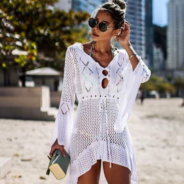 New Knitted Beach Cover Up