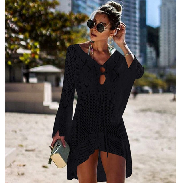 New Knitted Beach Cover Up