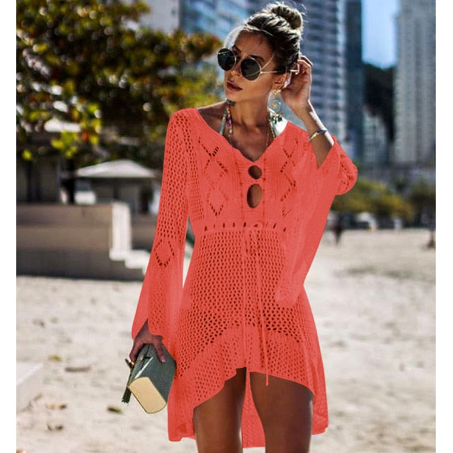 New Knitted Beach Cover Up