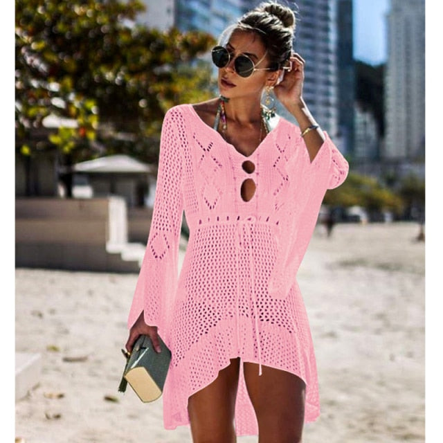 New Knitted Beach Cover Up