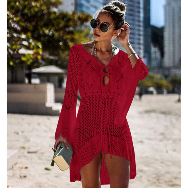 New Knitted Beach Cover Up