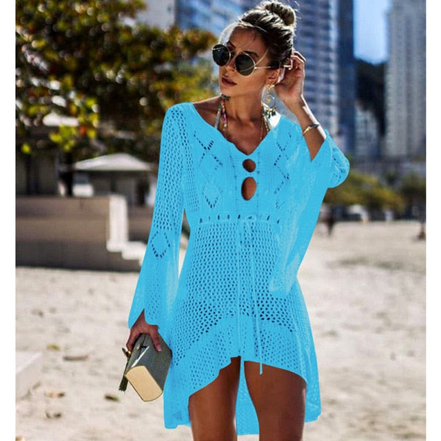 New Knitted Beach Cover Up