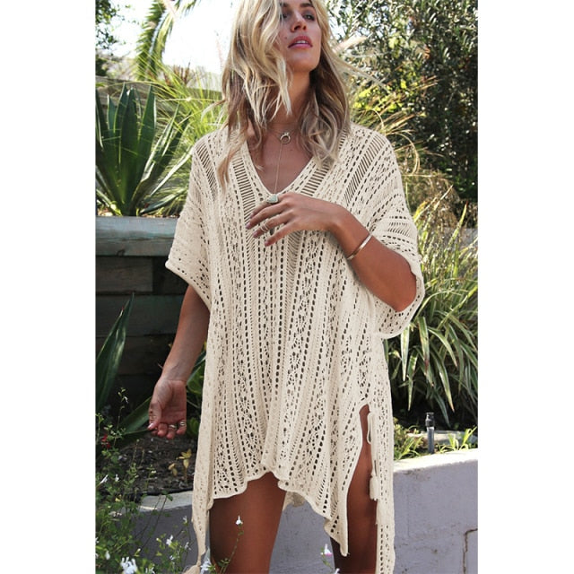 New Knitted Beach Cover Up