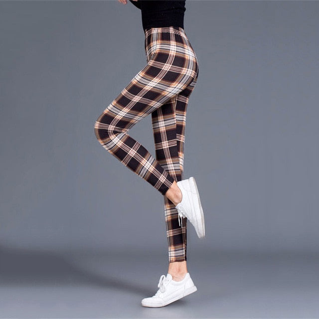 Plaid Leggings