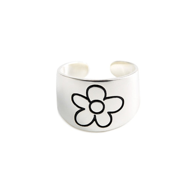 Korean Style Flower Ring