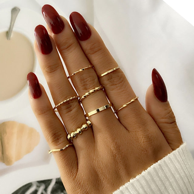 Fashion Punk Minimalist Ring