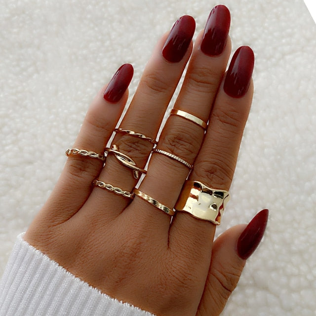 Fashion Punk Minimalist Ring