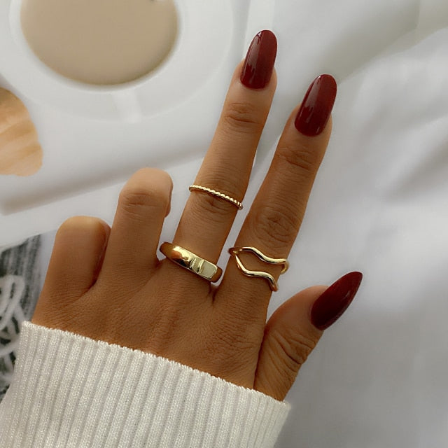 Fashion Punk Minimalist Ring