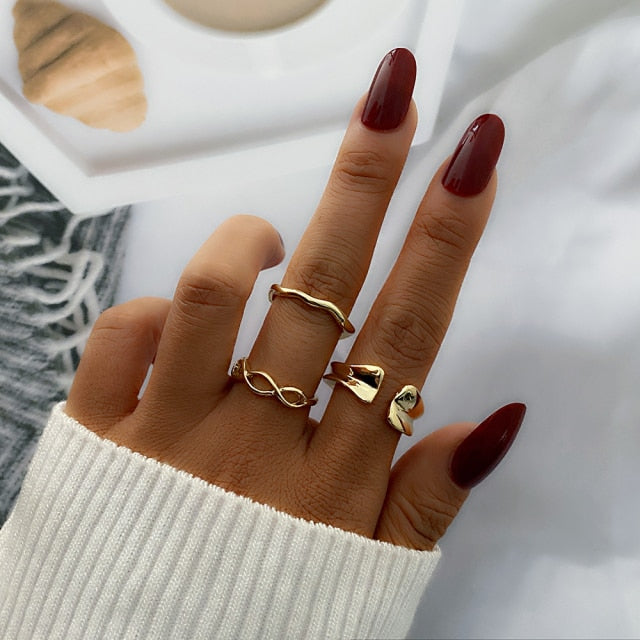 Fashion Punk Minimalist Ring