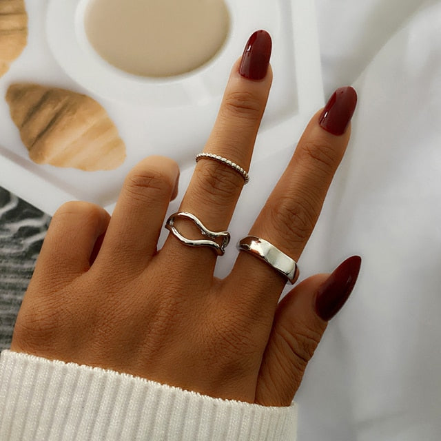 Fashion Punk Minimalist Ring