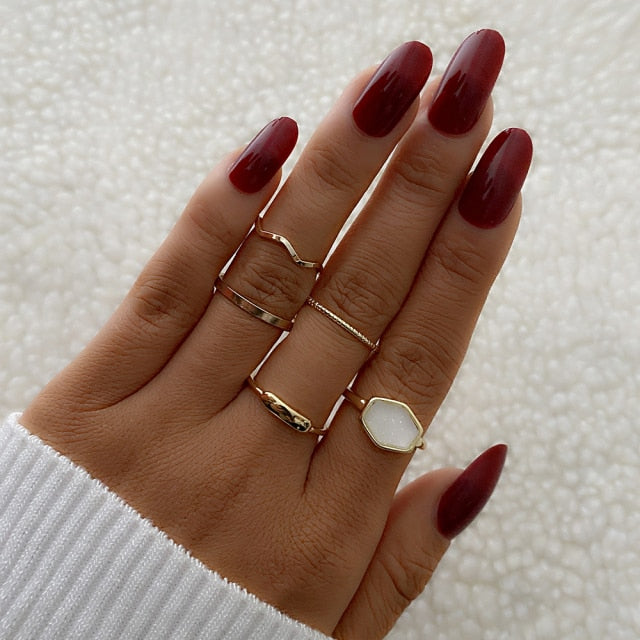 Fashion Punk Minimalist Ring