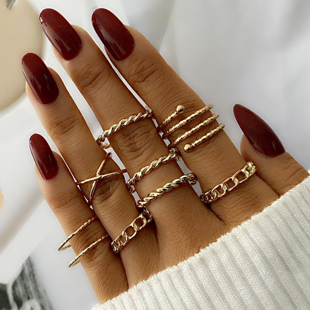 Fashion Punk Minimalist Ring