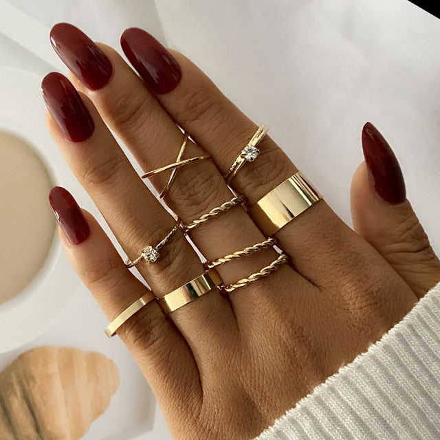 Fashion Punk Minimalist Ring