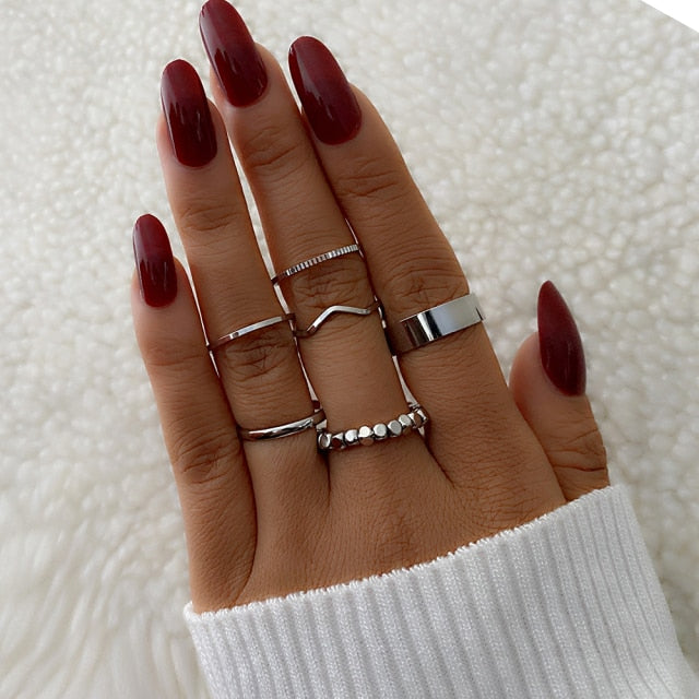 Fashion Punk Minimalist Ring