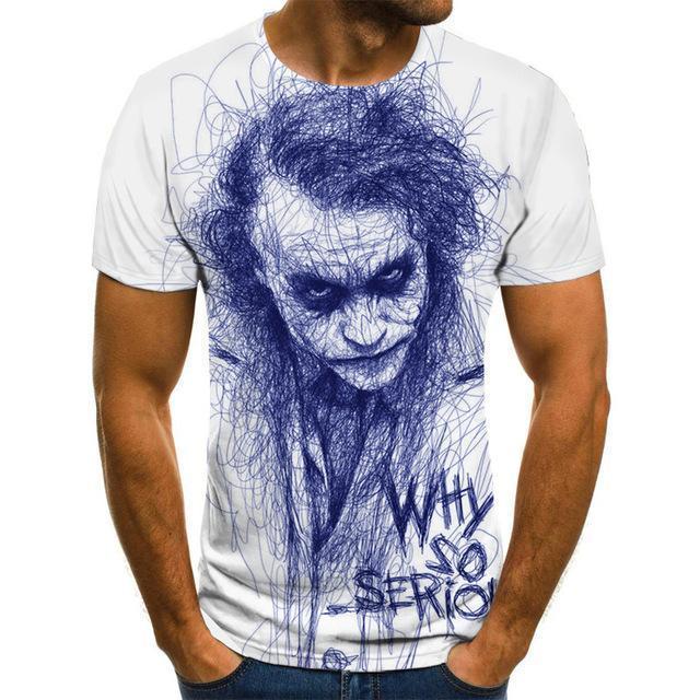 Clown Joker 3D Print T-Shirts