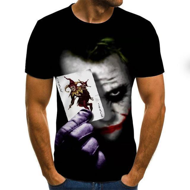 Clown Joker 3D Print T-Shirts