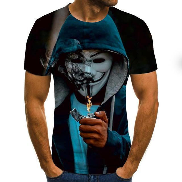 Clown Joker 3D Print T-Shirts