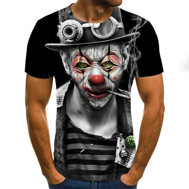 Clown Joker 3D Print T-Shirts