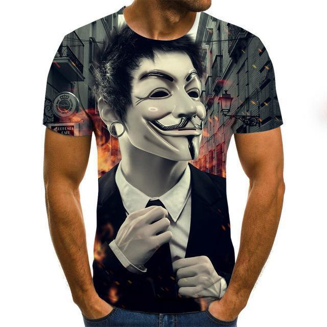 Clown Joker 3D Print T-Shirts