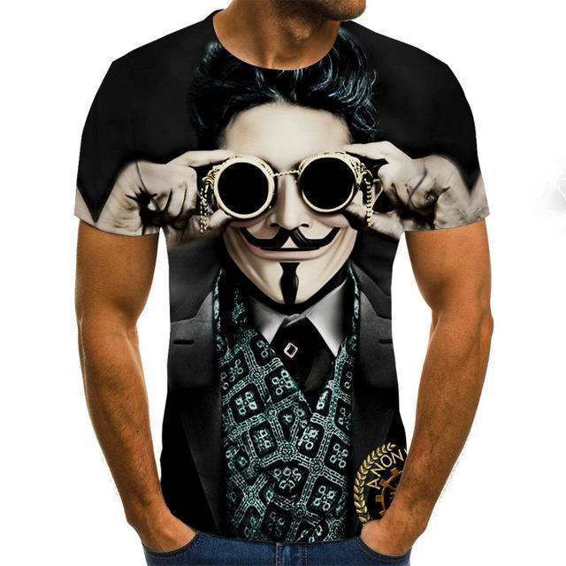 Clown Joker 3D Print T-Shirts