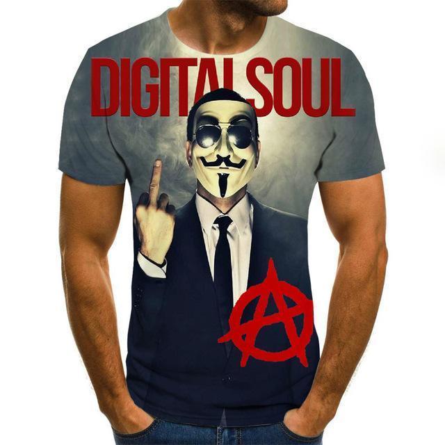 Clown Joker 3D Print T-Shirts