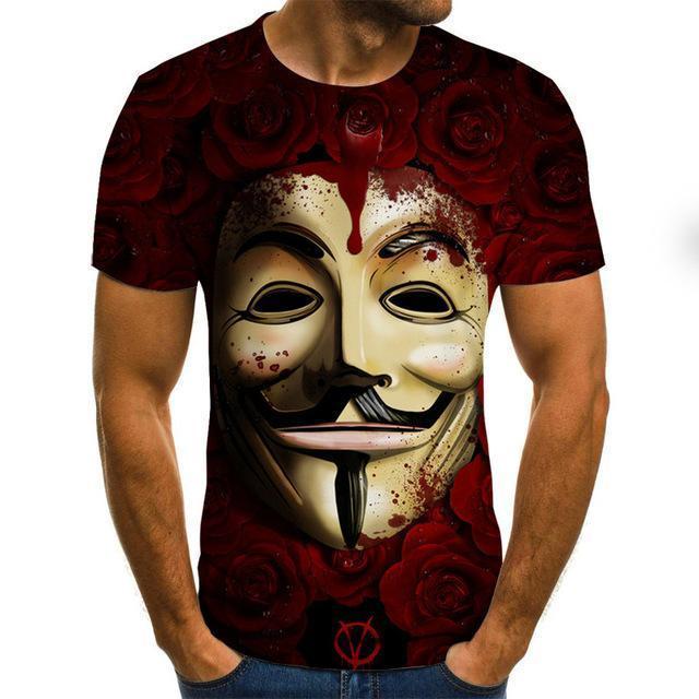 Clown Joker 3D Print T-Shirts