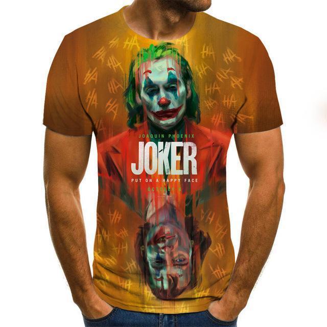 Clown Joker 3D Print T-Shirts
