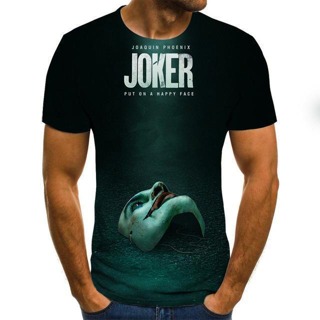 Clown Joker 3D Print T-Shirts